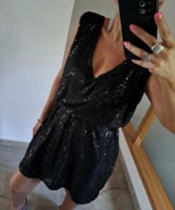 Vestido Diseño Muscu, Palliette Elastizado con forrería.