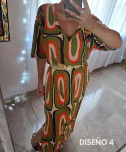 Vestido África Diseño sublimado